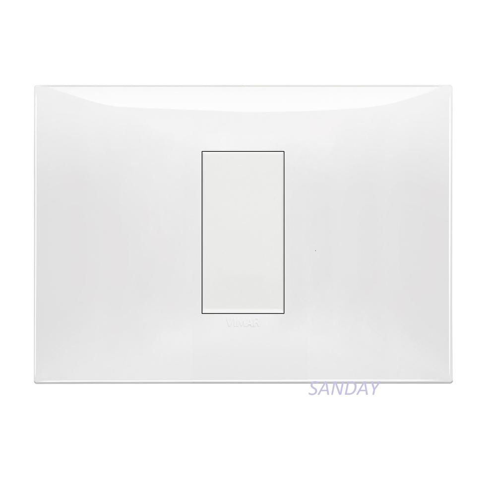 INTERRUPTOR SIMPLE DE 4 VIAS NEVE UP PLACA BLANCA Y DADO BLANCO VIMAR