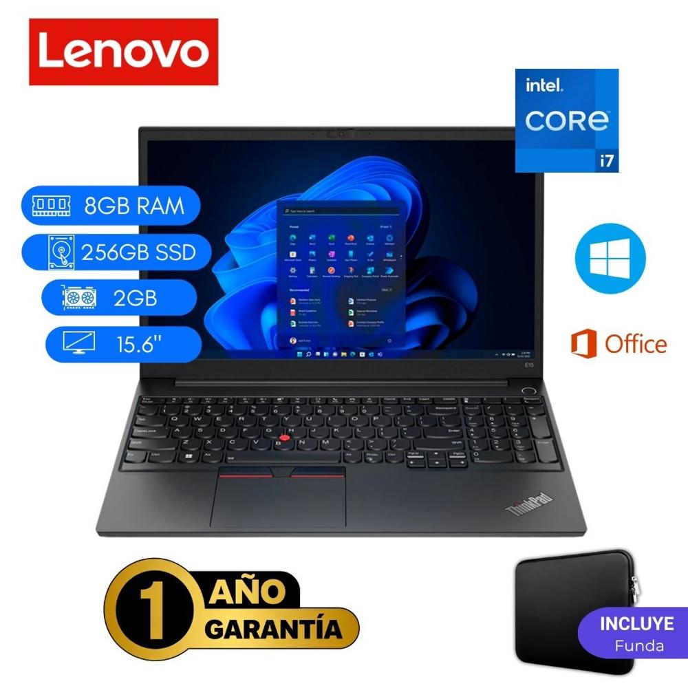Reacondicionado Laptop  Lenovo ThinkPad E15 Core i7 12va 8GB RAM 256GB SSD 2GB Vide