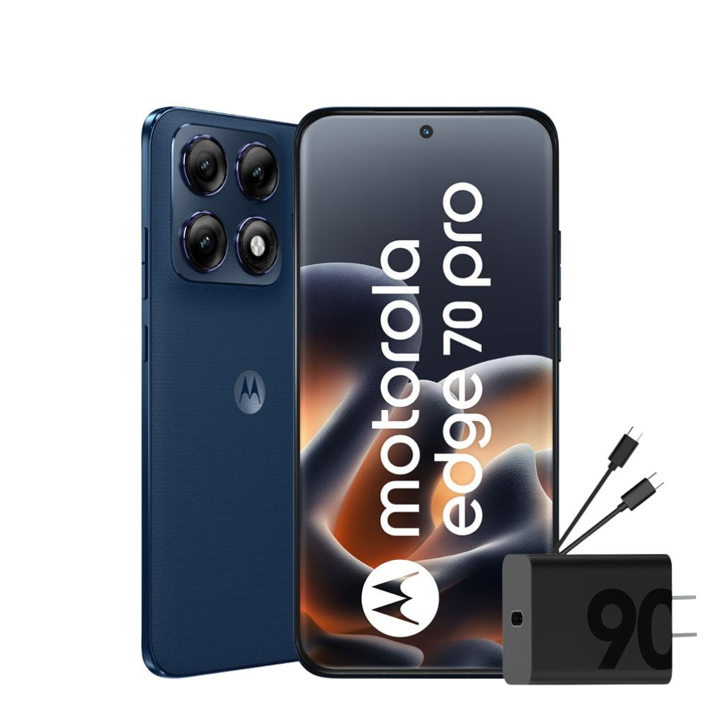 Celular Motorola Edge 70 Pro 512GB 12GB RAM 50MP azul
