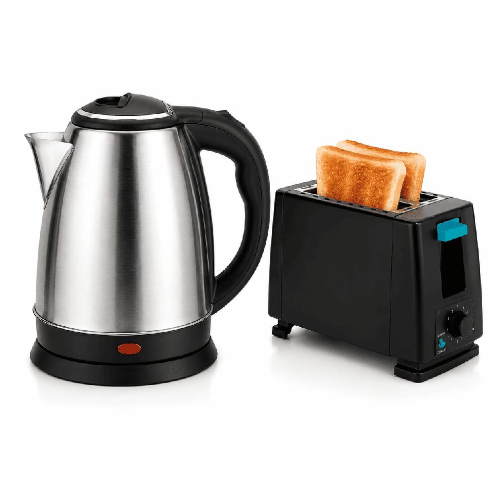Combo Tostadora 2 Cortes y Hervidor eléctrico 2 L