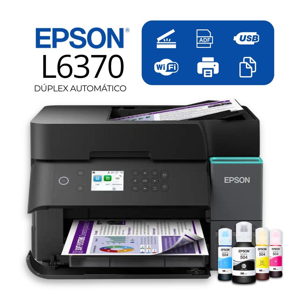 Impresora Multifuncional EPSON L6370 Ethernet Wi-Fi- Dúplex-  ADF