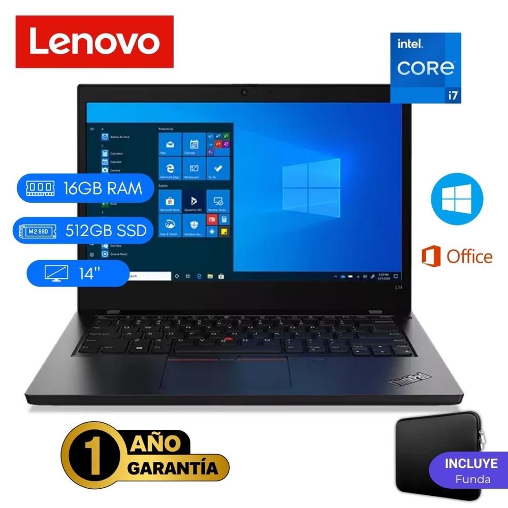 Reacondicionado Laptop  Lenovo ThinkPad L14 Core i7 11va 16GB RAM 512GB SSD