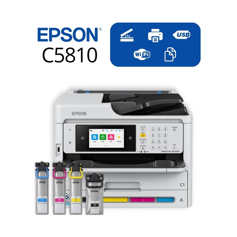 Impresora Multifuncional EPSON WorkForce WF-C5810