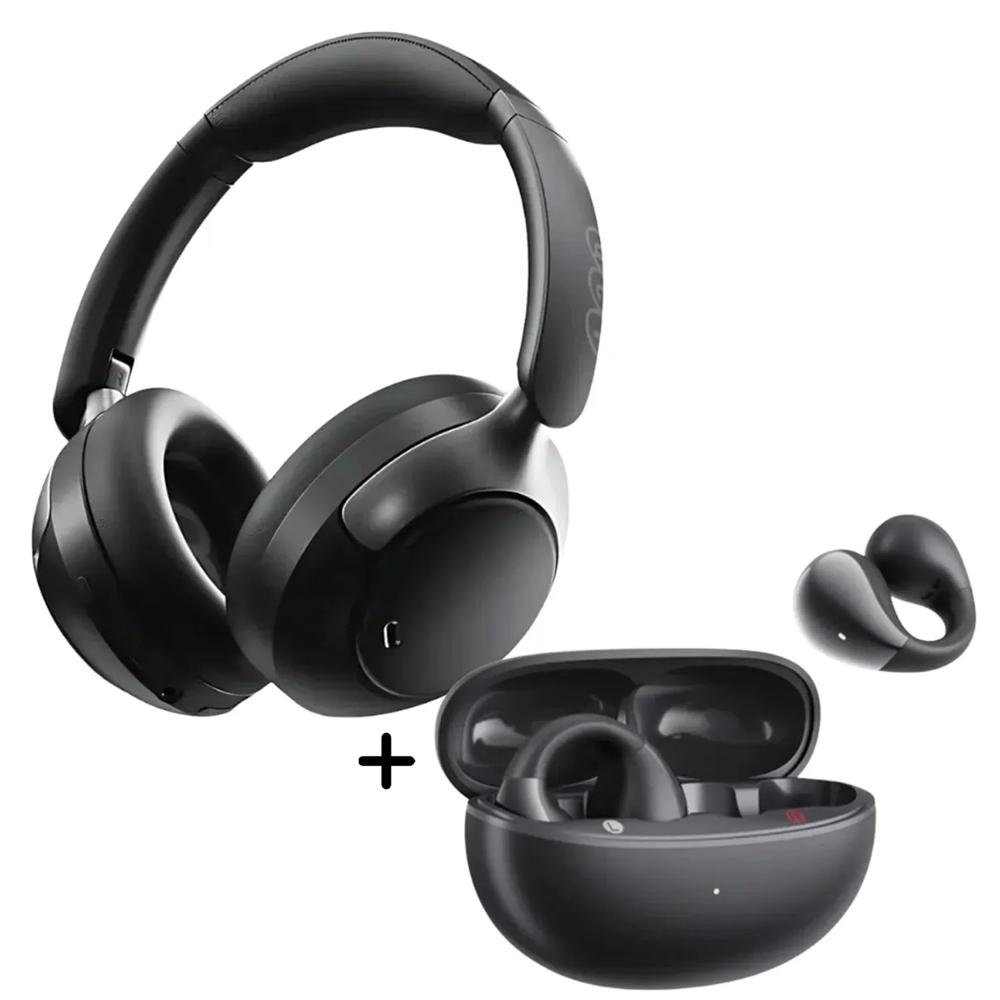 Combo QCY Audífonos H3 Pro Negro - Crossky C30 Negro
