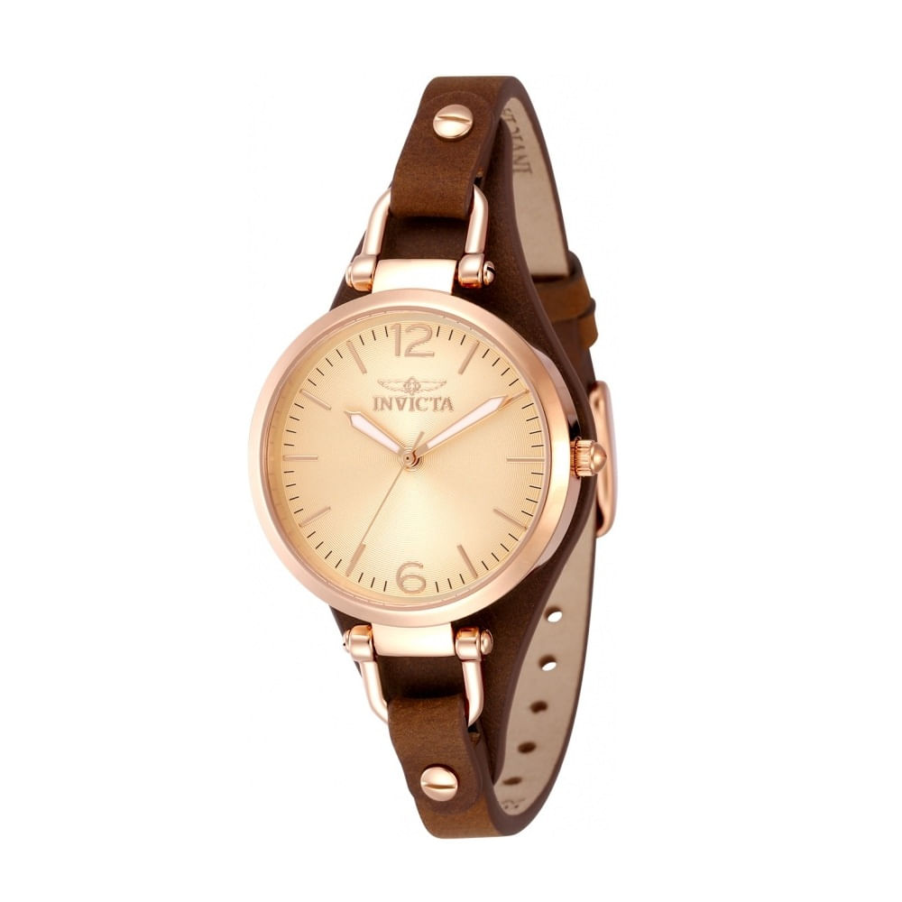Reloj Invicta Wildflower para mujer - 32 mm. Marrón - 49590