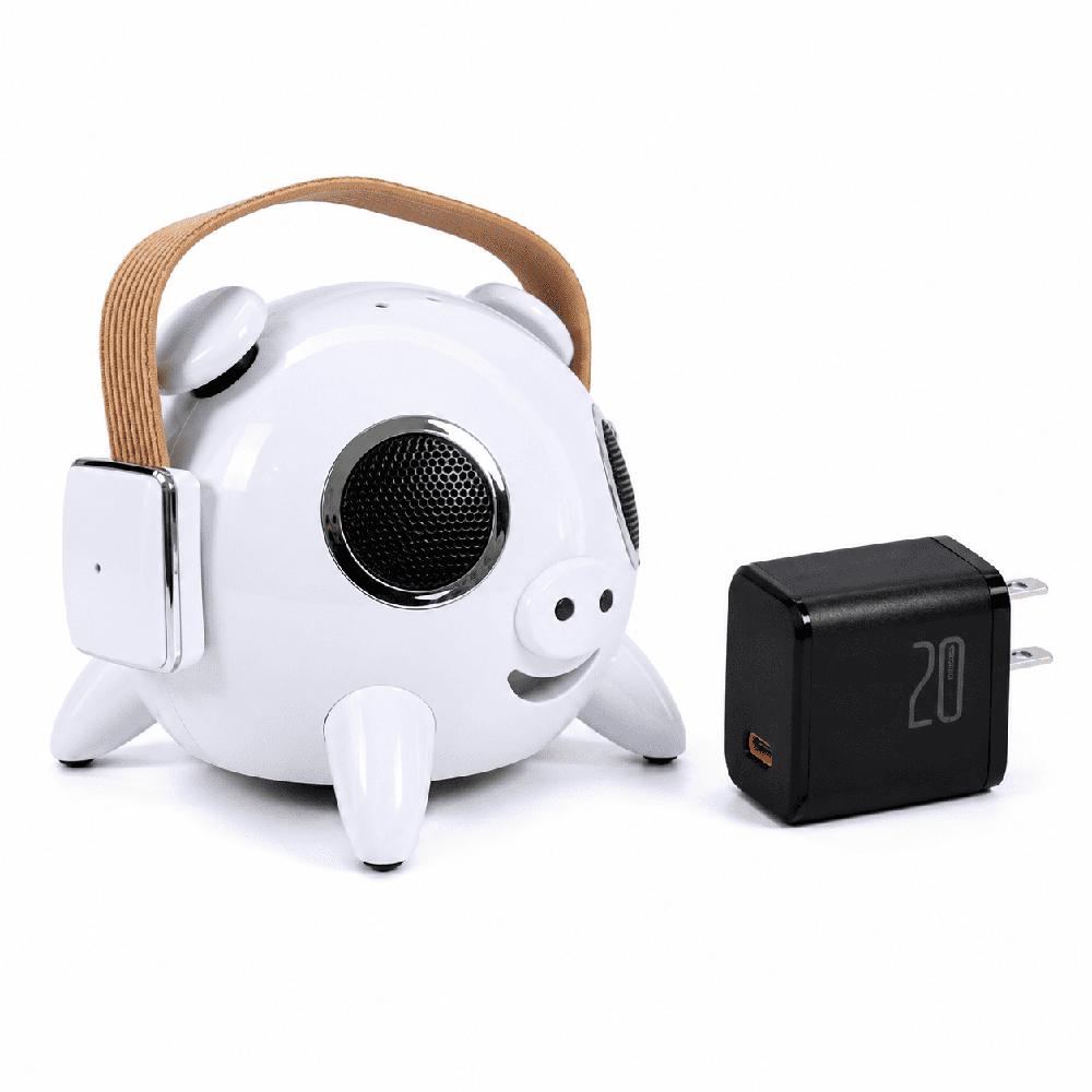 Combo Parlante Pig y Cargador 20W Tipo C