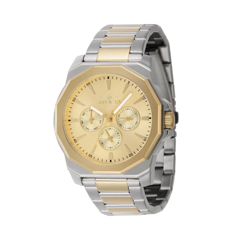 Reloj multifunción Invicta Speedway para hombre - 42 mm. Oro - acero - 46846