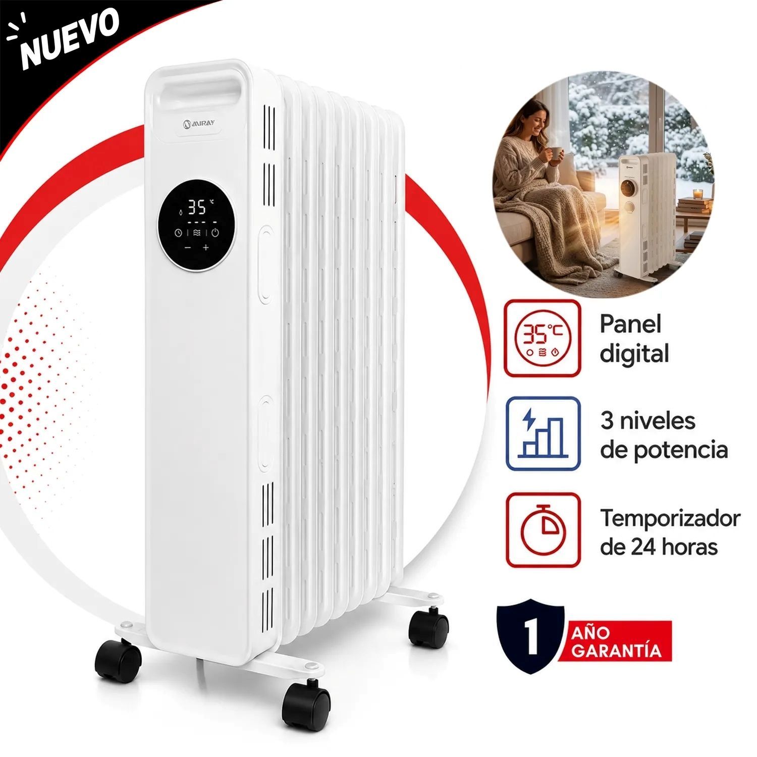 Estufa Termo Radiador TRM-704