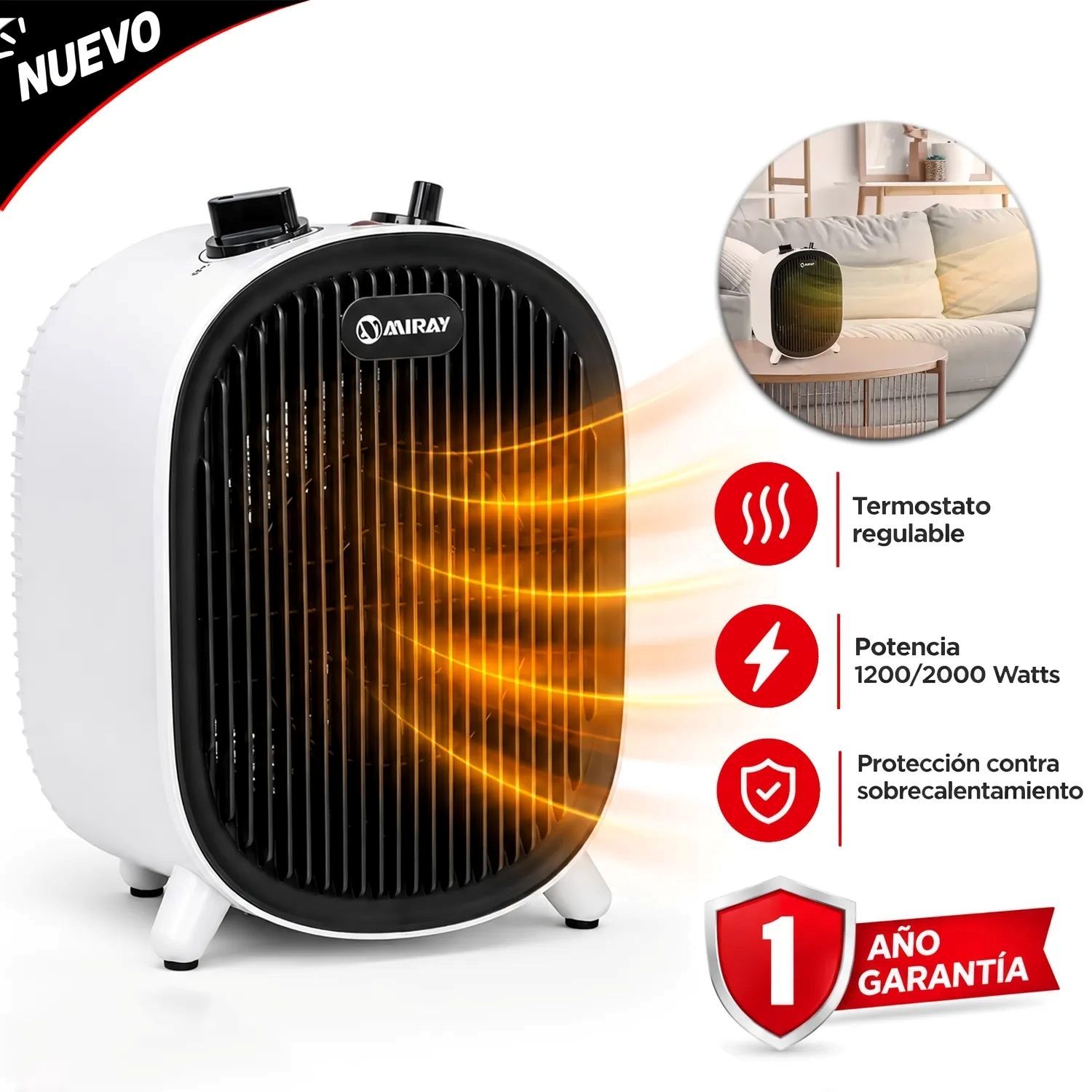Estufa Termoventilador ETM-38