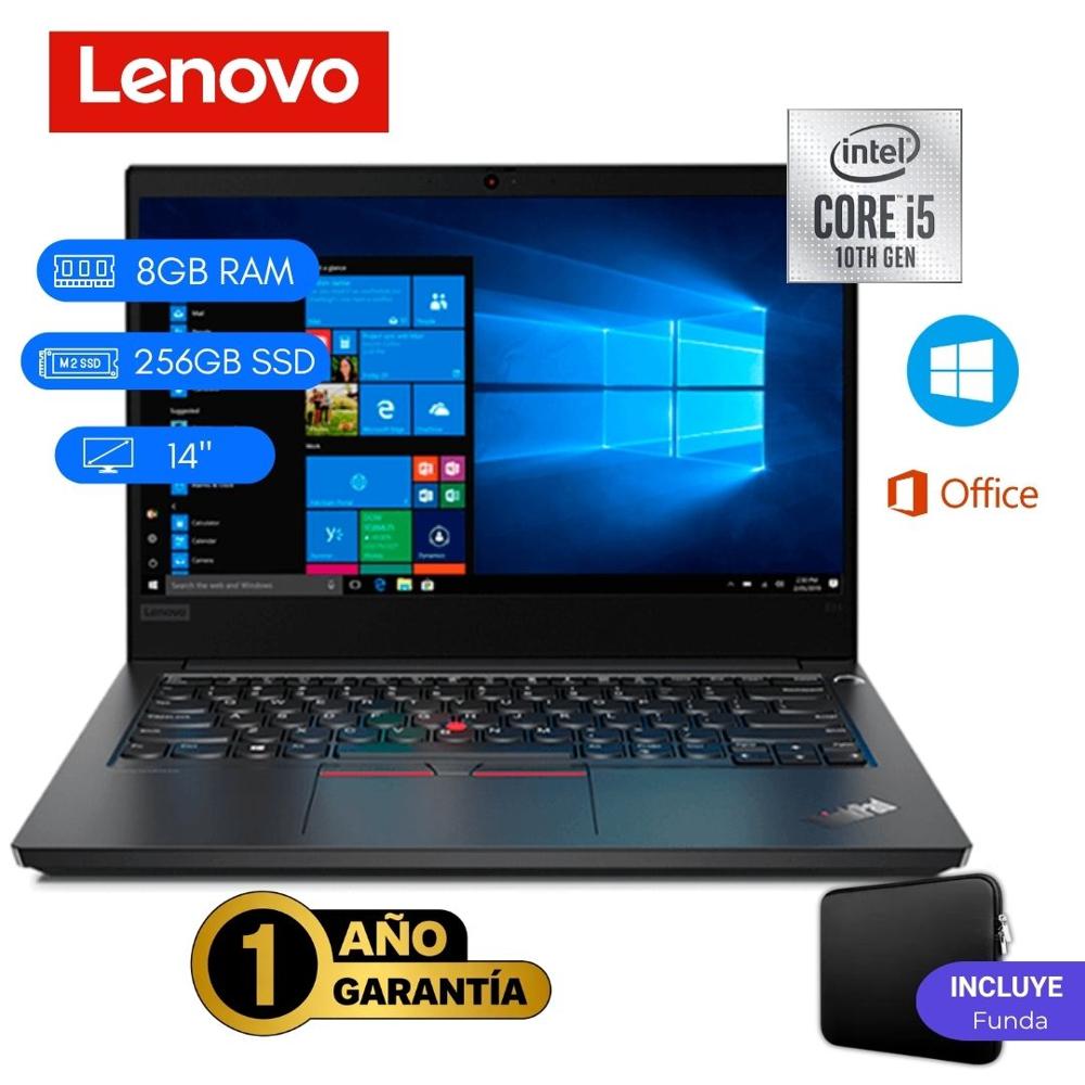 Laptop semi nueva Lenovo ThinkPad E14 Core i5 10ma 8GB RAM 256GB SSD 14'