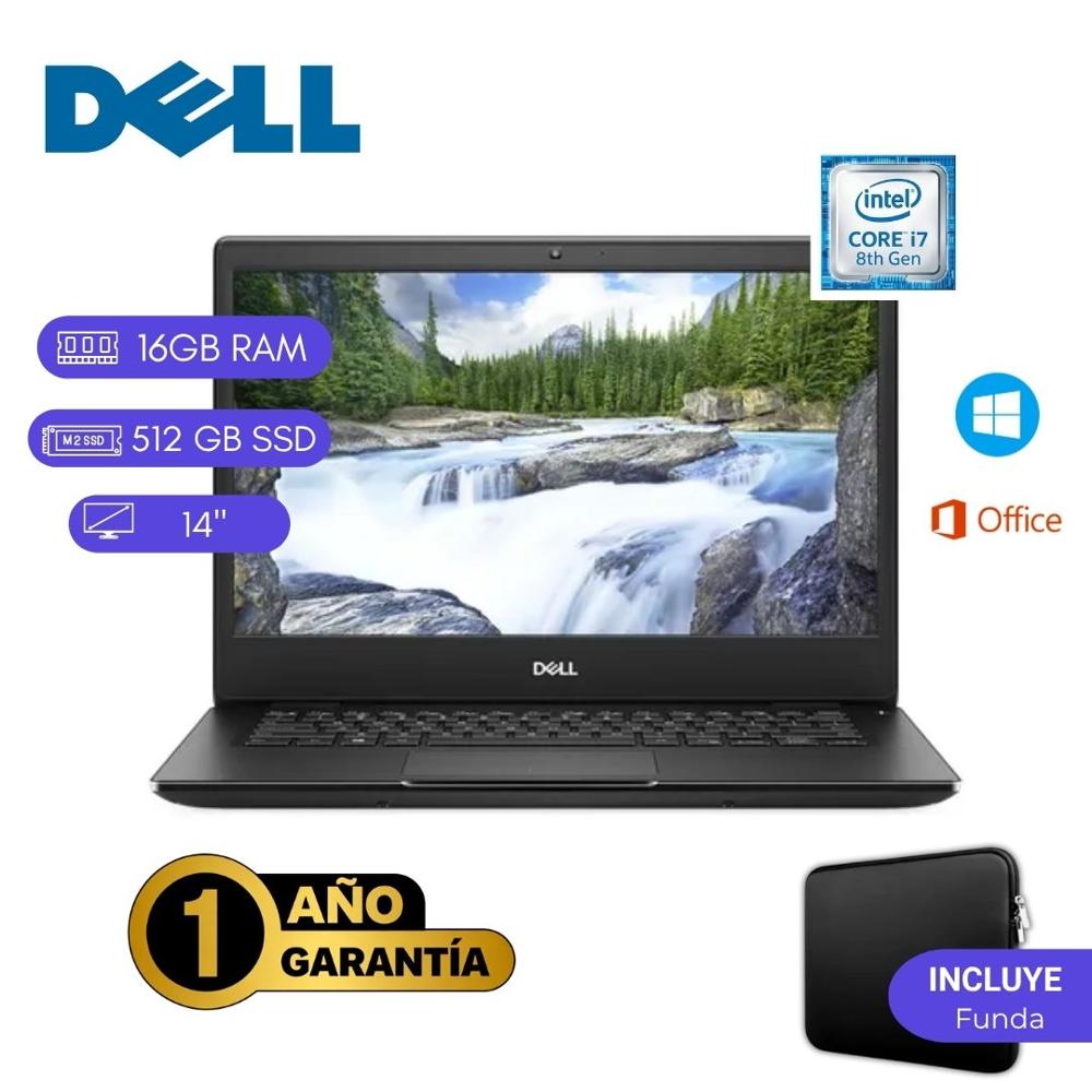 Laptop semi nueva Dell Latitude 3400 Core i7 8va 16GB RAM 512GB SSD 14'