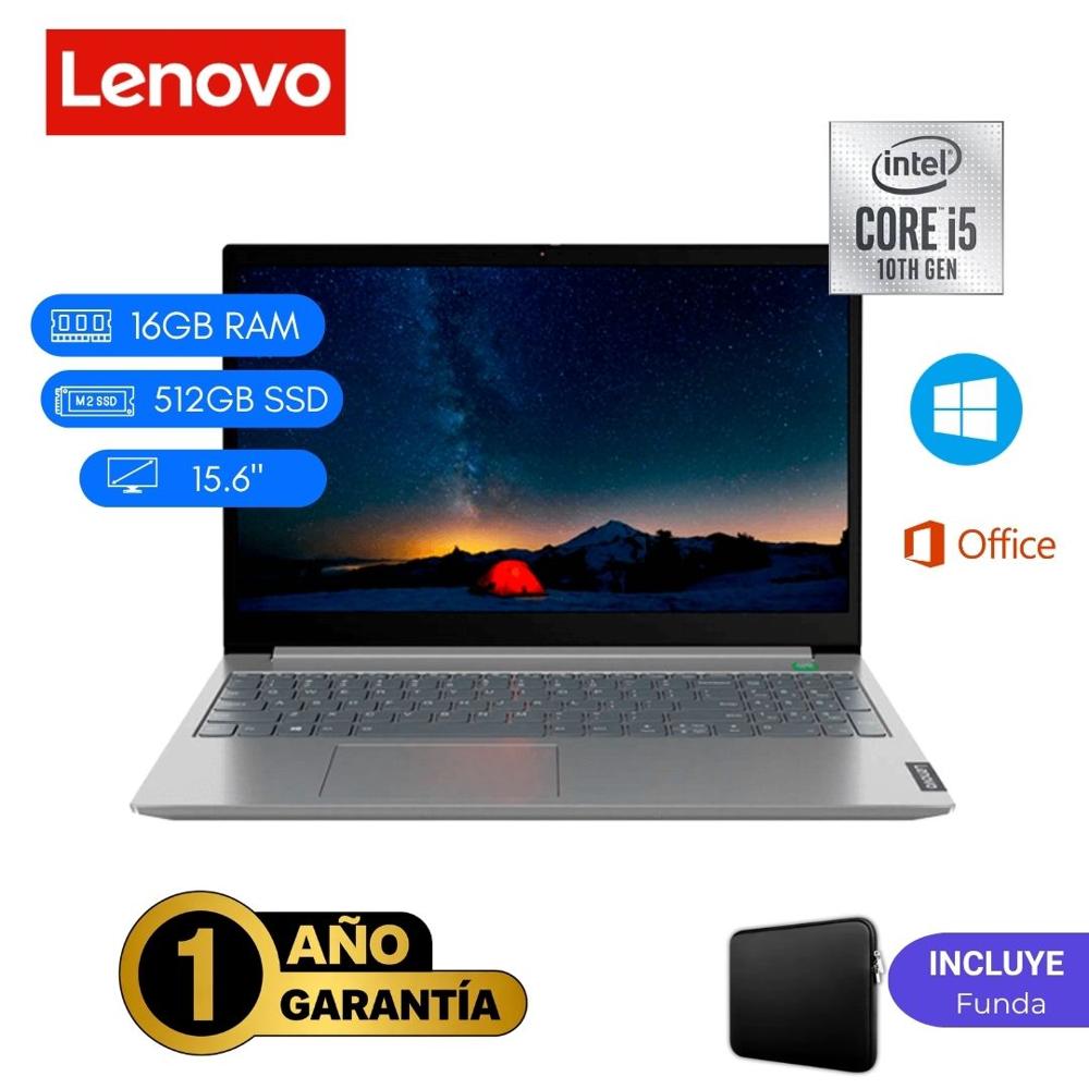 Laptop semi nueva Lenovo ThinkBook 15 IML Core i5 10ma 16GB RAM 512GB SSD 15.6'