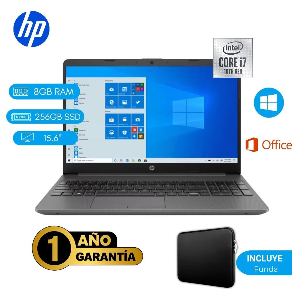 Laptop semi nueva HP 15-dw1085la Core i7 10ma 8GB RAM 256GB SSD 15.6'