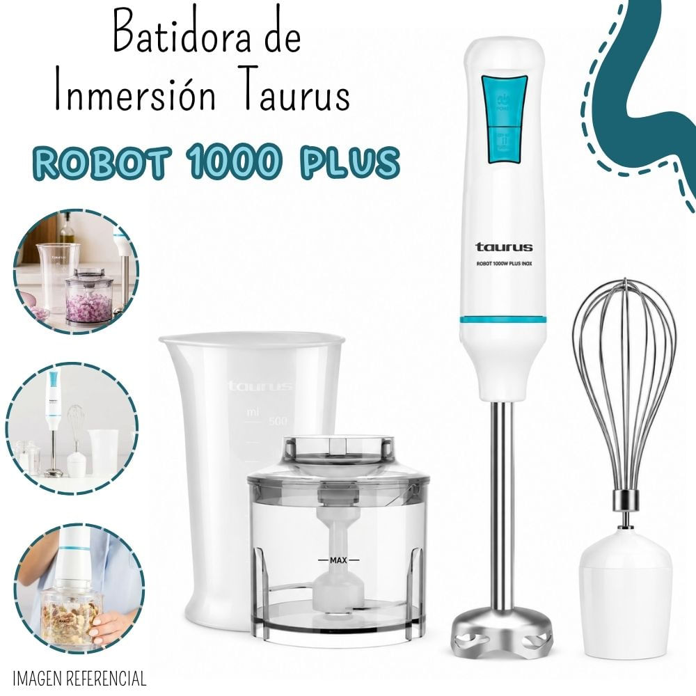 BATIDOR INMERSION ROBOT 1000 PLUX INOX