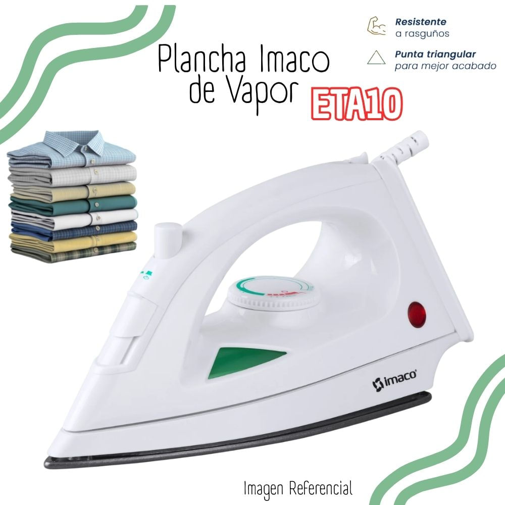 PLANCHA A VAPOR IMACO ANTIADHERENTE - ETA10