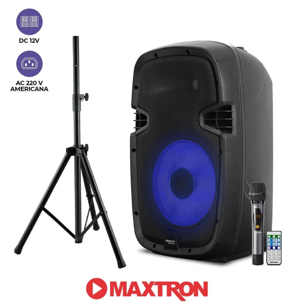 Promo Parlante Portatil Maxtron MX 1510V1 mas SOPORTE