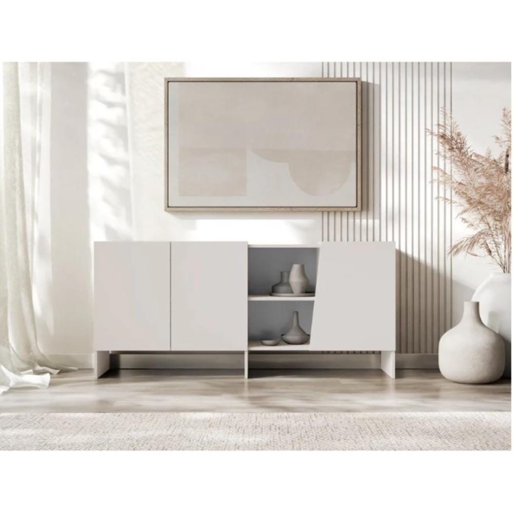 APARADOR FUMMY 3 PUERTAS Y ESTANTES COLOR CAPRI 160CM