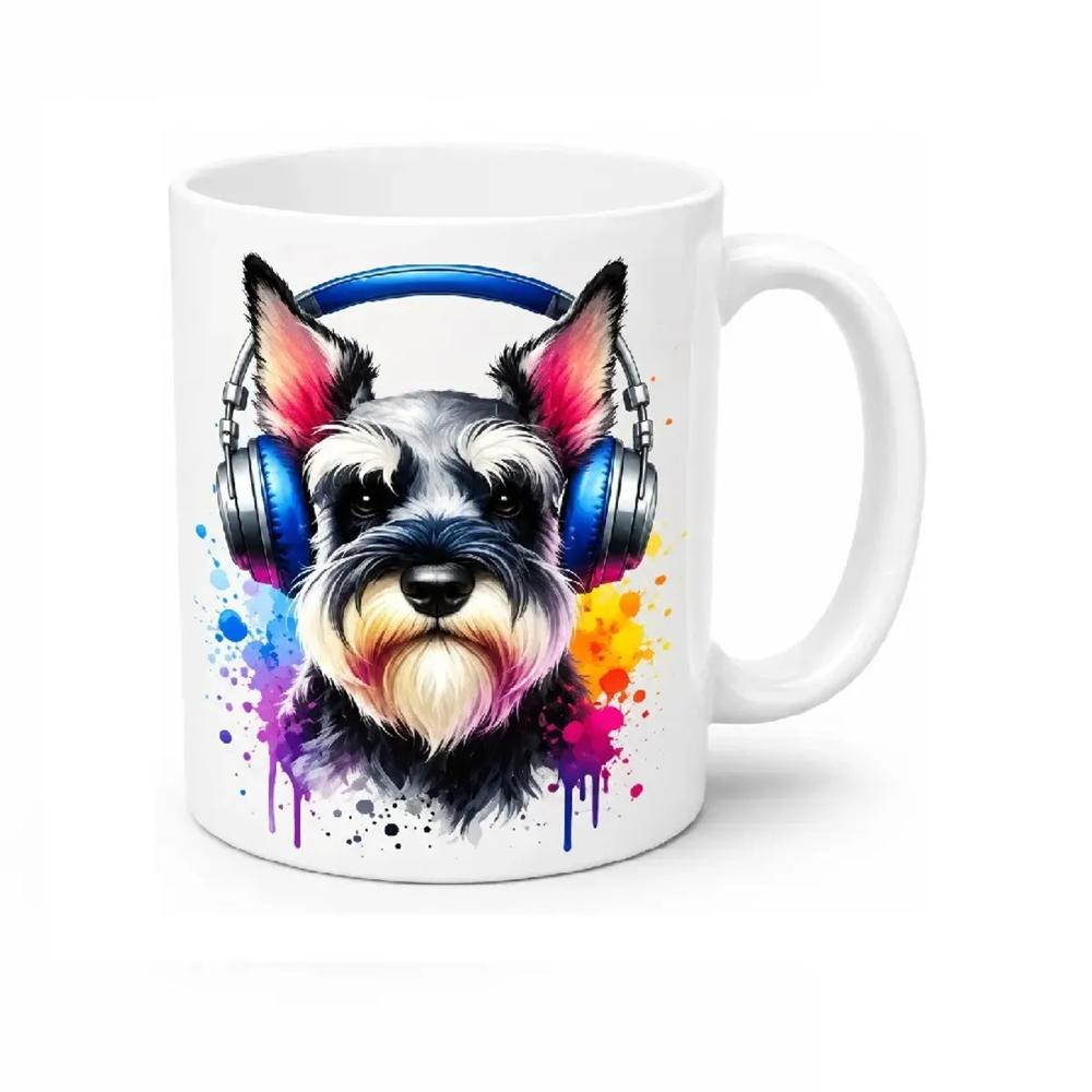 Taza mug pet lover de cerámica de 11oz diseño Schnauzer
