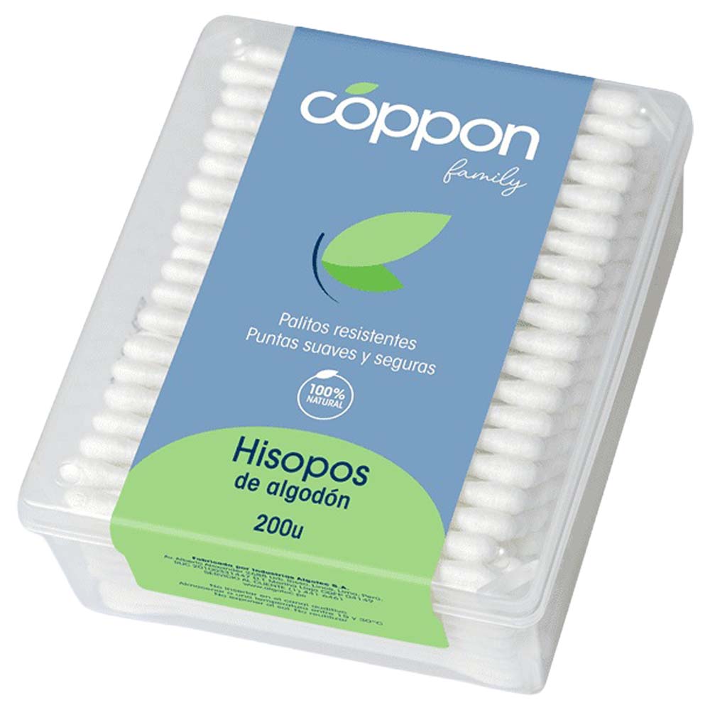 Hisopos COPPON Familia Tapér 200un