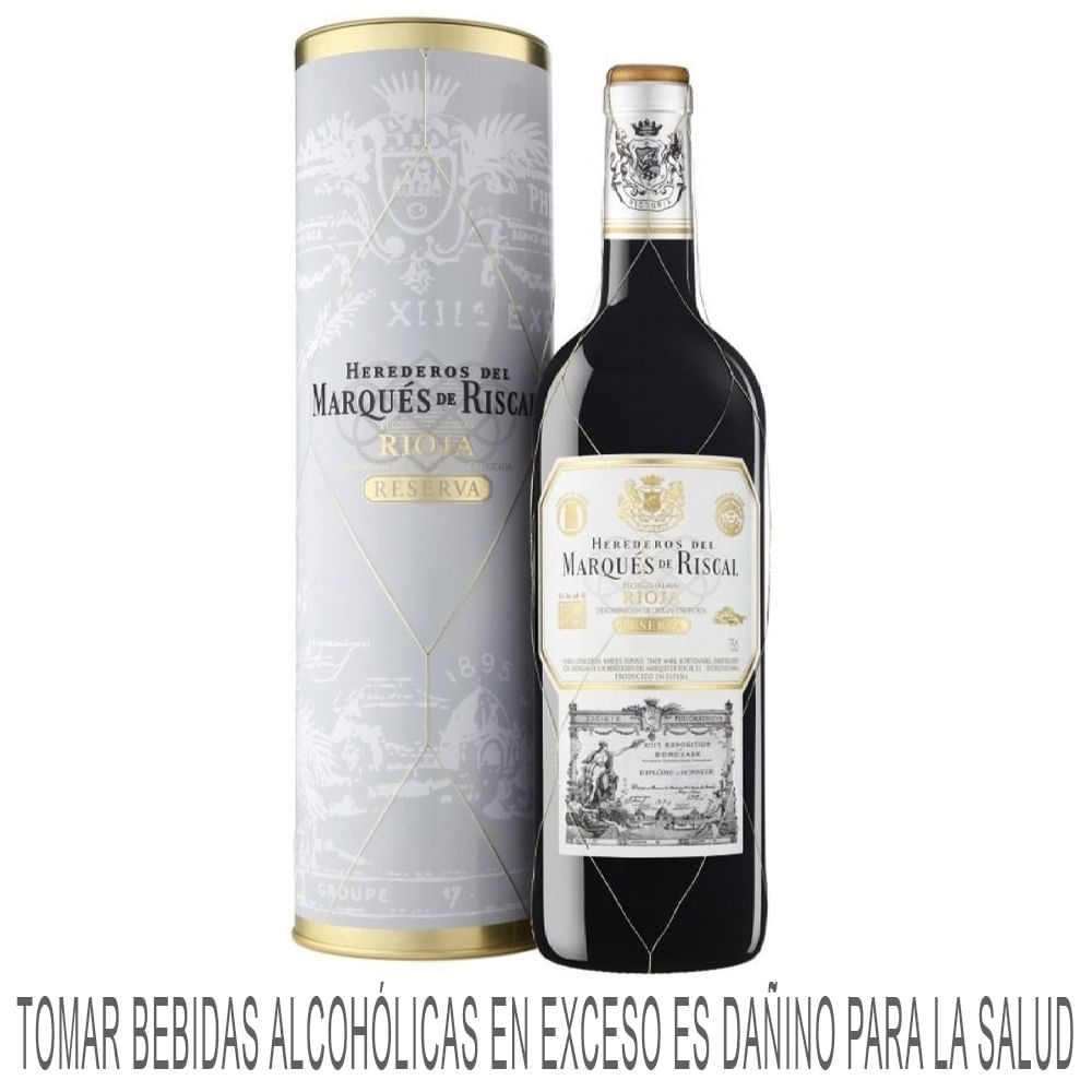 Vino Tinto MARQUÉS DE RISCAL Reserva Botella 750ml + Lata