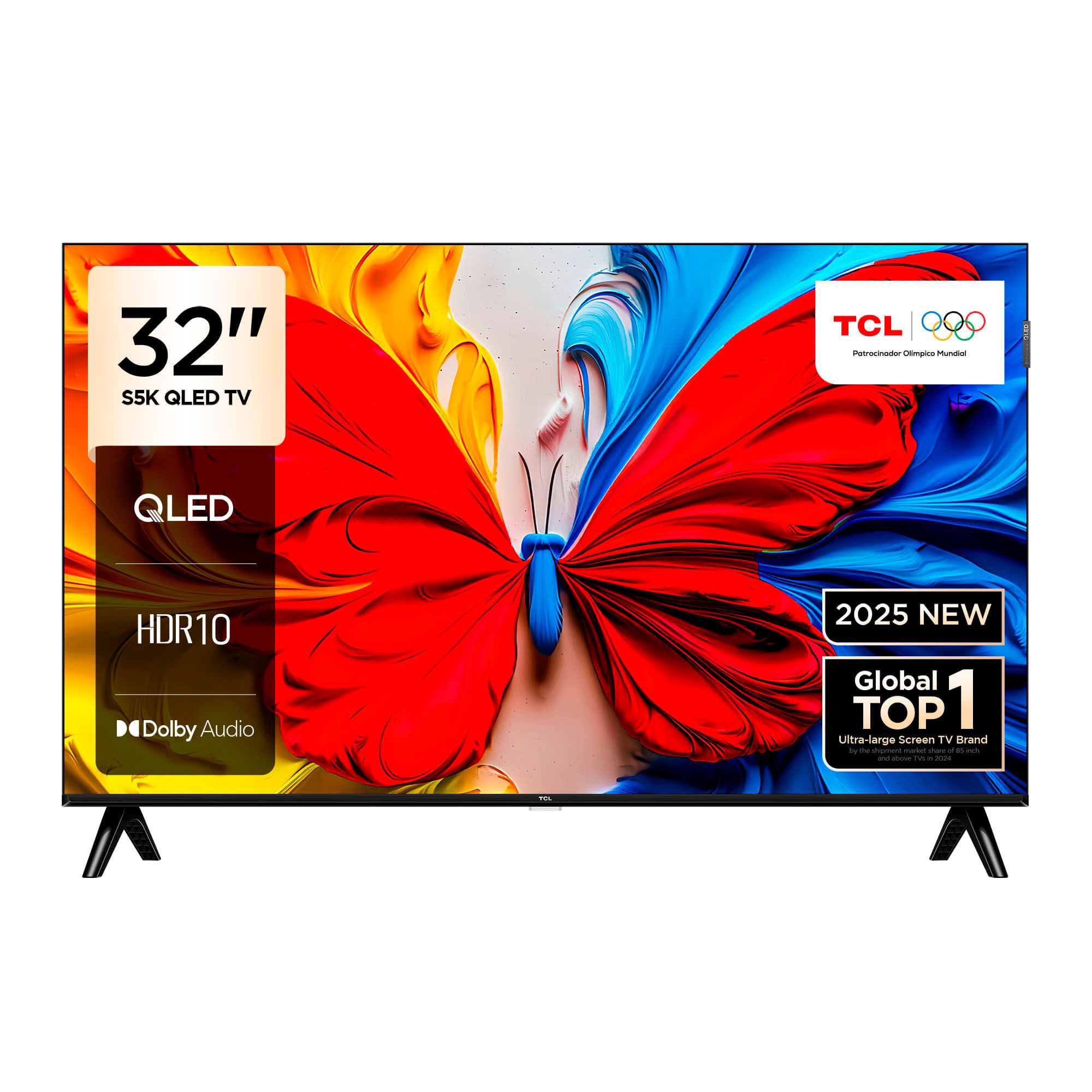 Televisor TCL 32'' QLED Full HD Smart TV 32S5K