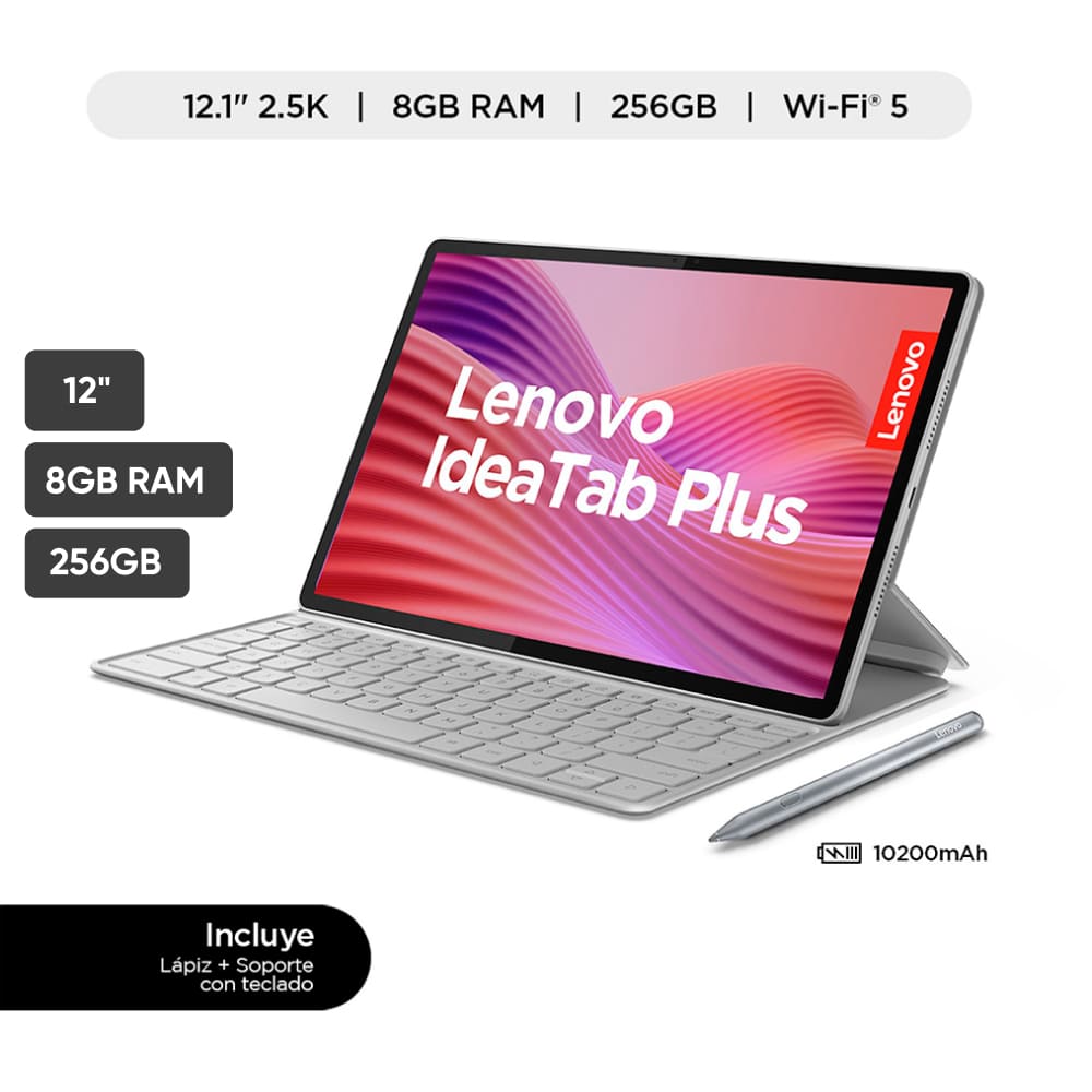 Tablet LENOVO Idea Tab Plus TB361FU 12" 8GB 256GB Cloud Grey