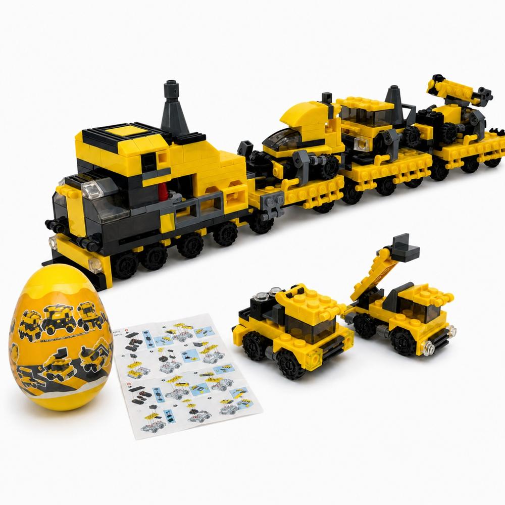 TEAM BRO Máquinas de Construcción bloques de construcción