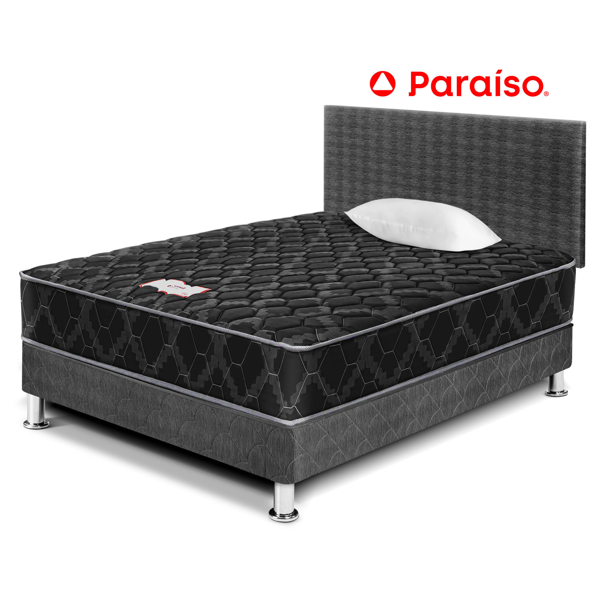 Dormitorio PARAISO Consul Black 1.5 Plazas + 1 Alm