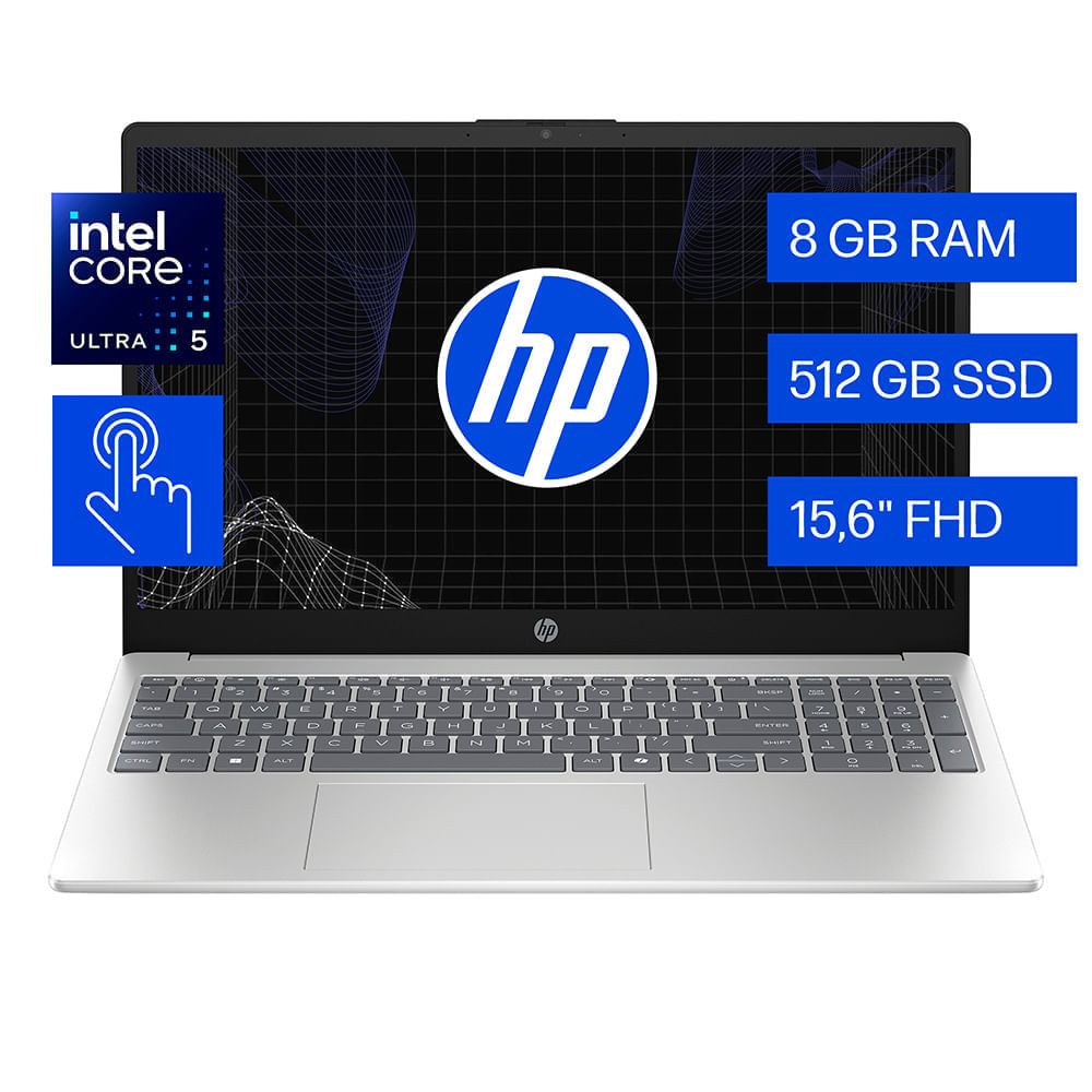 Laptop HP 15-FD2351LA 15.6"" Core Ultra 5 225U 8GB 512GB SSD