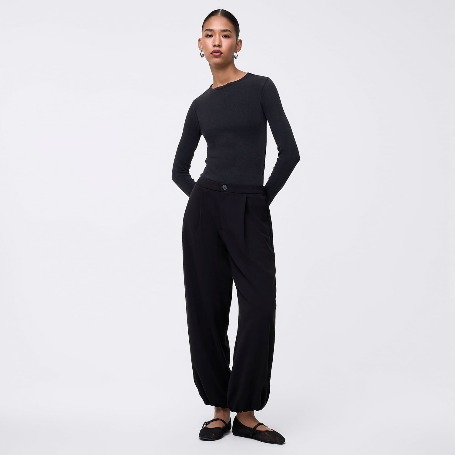 Pantalón Mujer Elastic Hypnotic Negro L