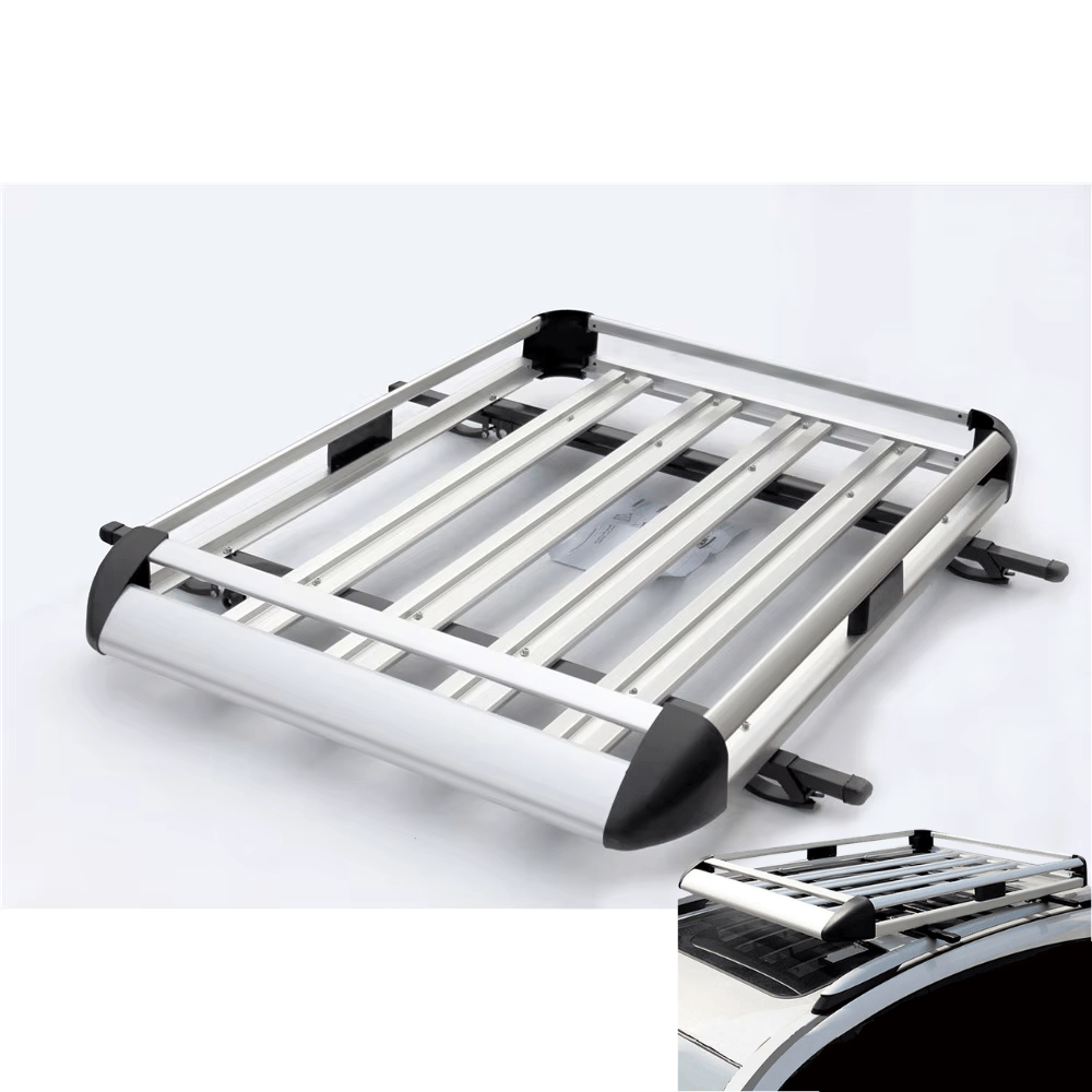 Combo Parrilla Portaequipaje Aluminio 140x100 cm para SUV