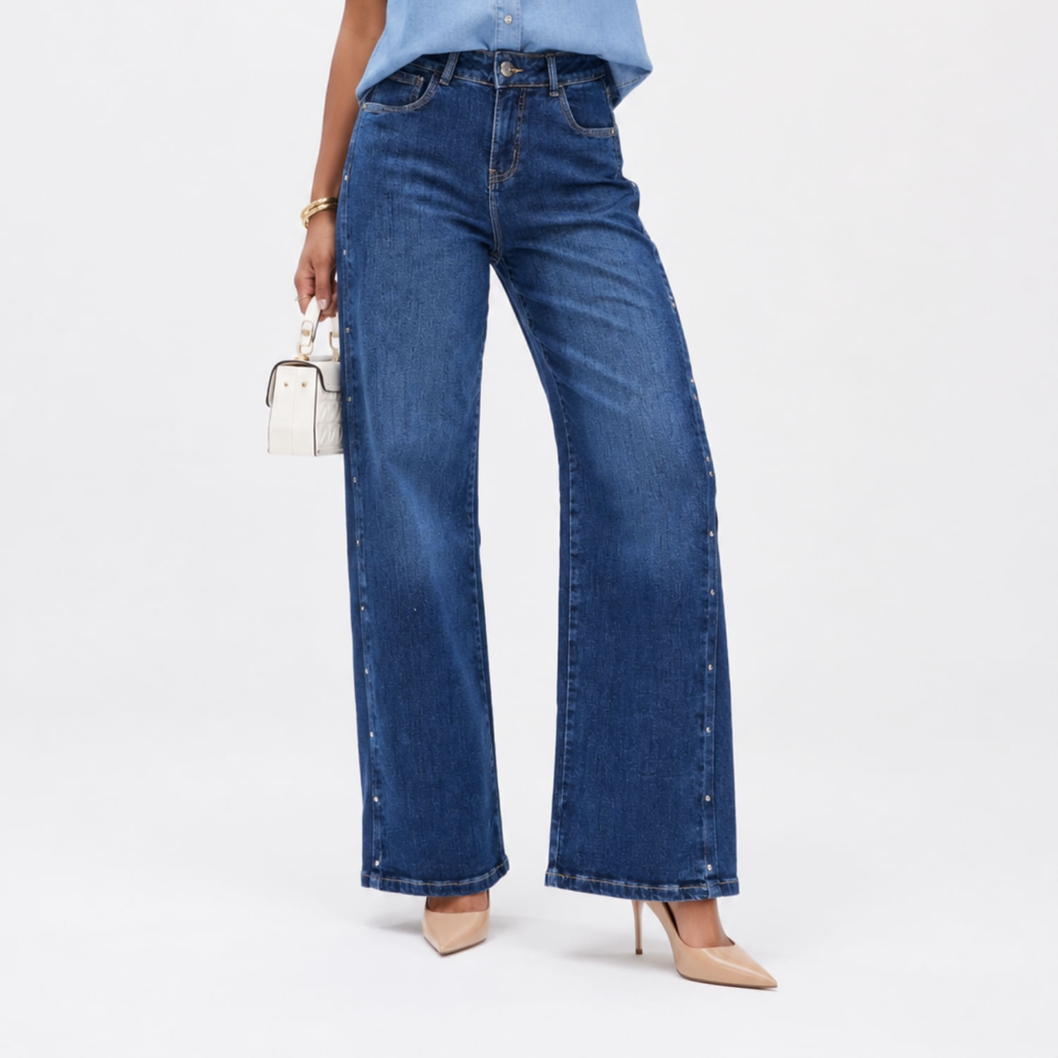 Jean Mujer Rosalia Parada 111 Recto Azul 32