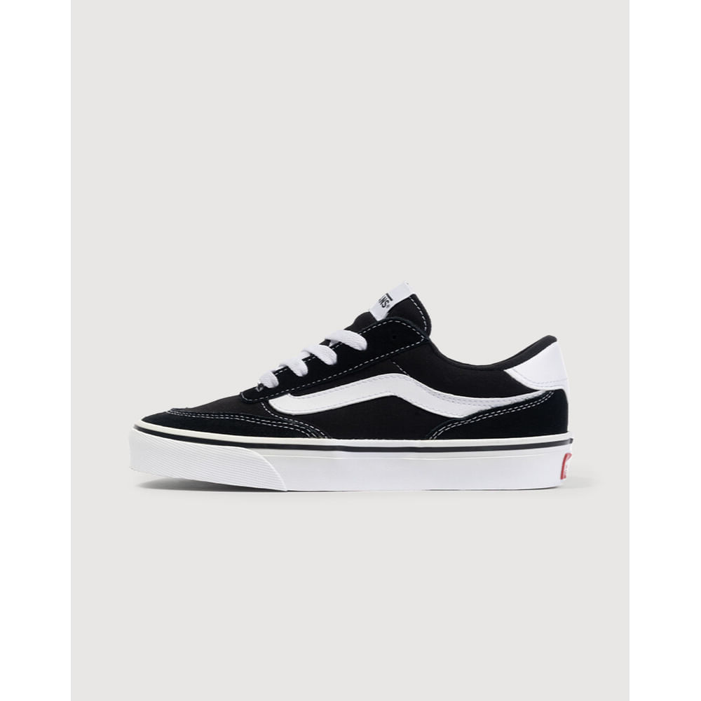 Zapatillas Urbanas Vans Mujer Brooklyn Ls Negro 5.5 US