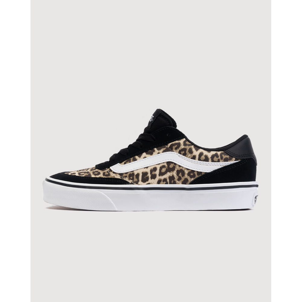 Zapatillas Urbanas Vans Mujer Brooklyn Ls Animal Print 4.5 US