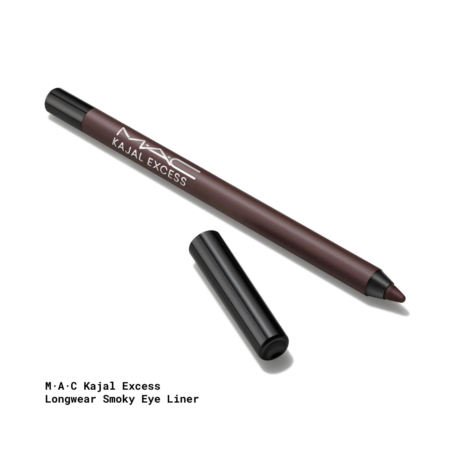 Delineador De Ojos Mac Kajal Excess Longwear Smoky Bark