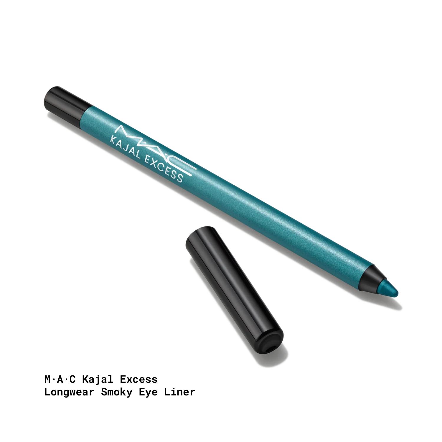 Delineador De Ojos Mac Kajal Excess Longwear Smoky Peacock
