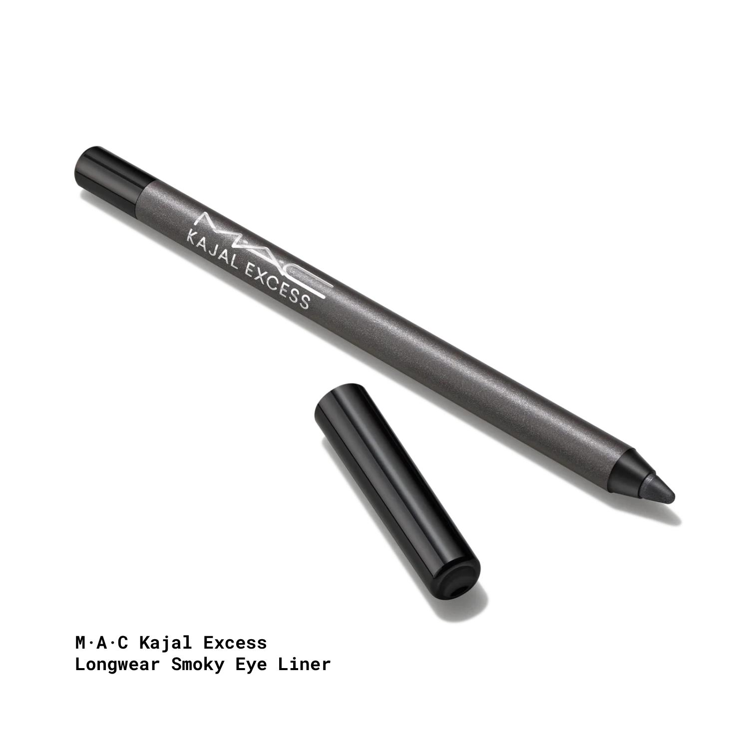 Delineador De Ojos Mac Kajal Excess Longwear Smoky Storm Cloud