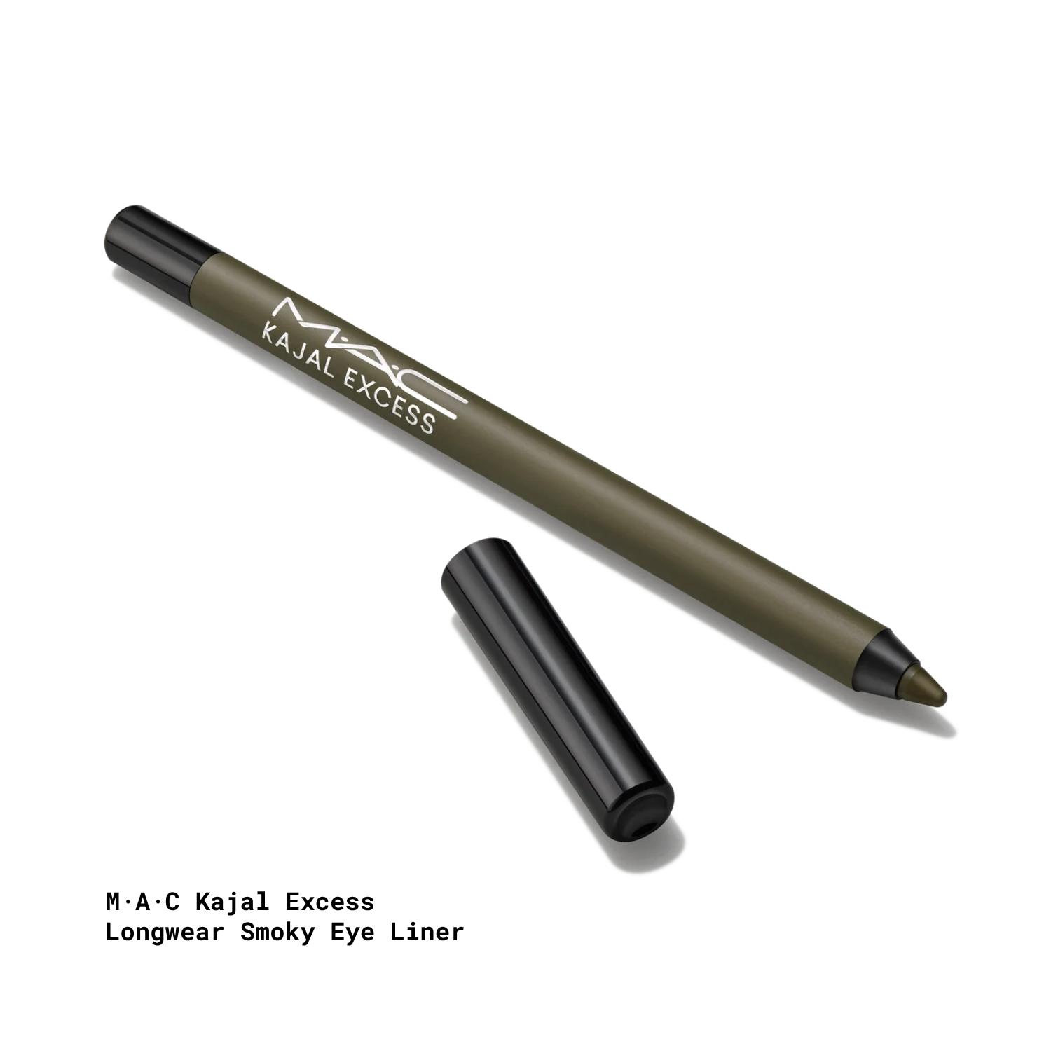 Delineador De Ojos Mac Kajal Excess Longwear Smoky Wamped