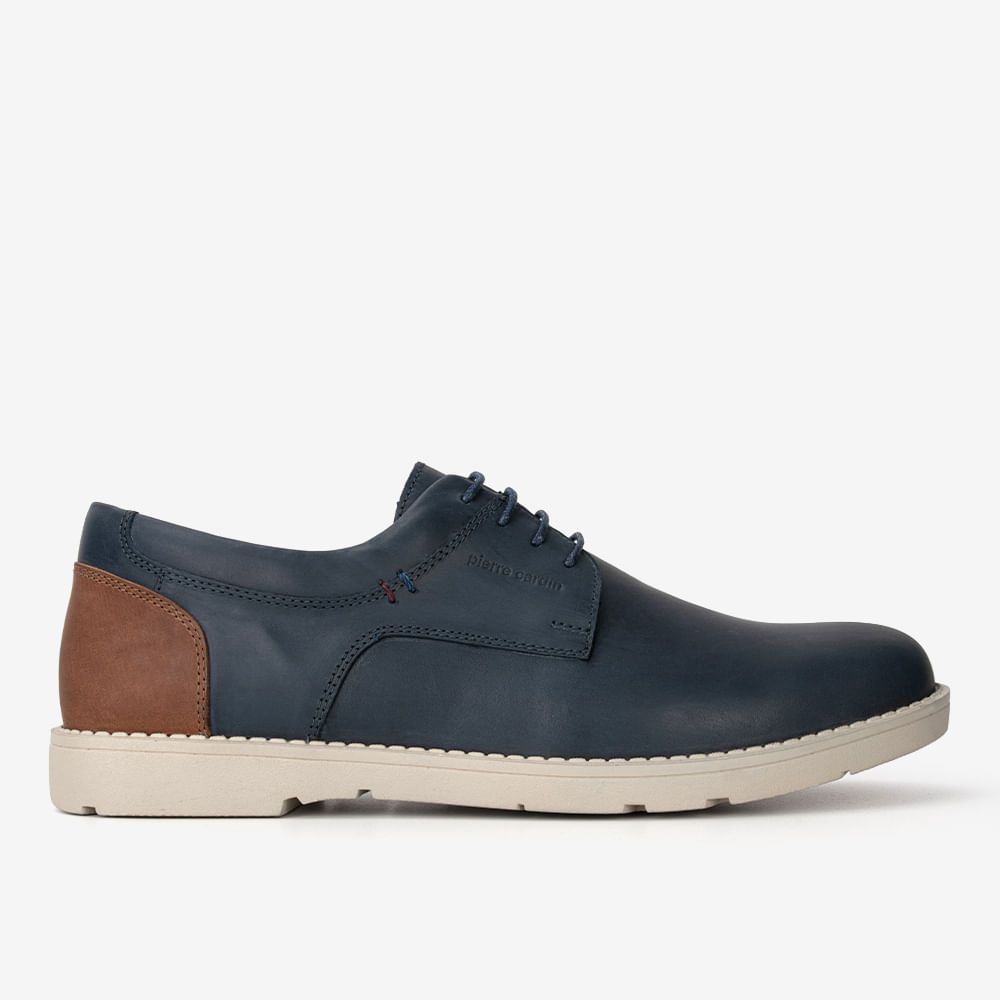 Zapatos De Vestir Pierre Cardin Hombre Azul Marino C16001 41