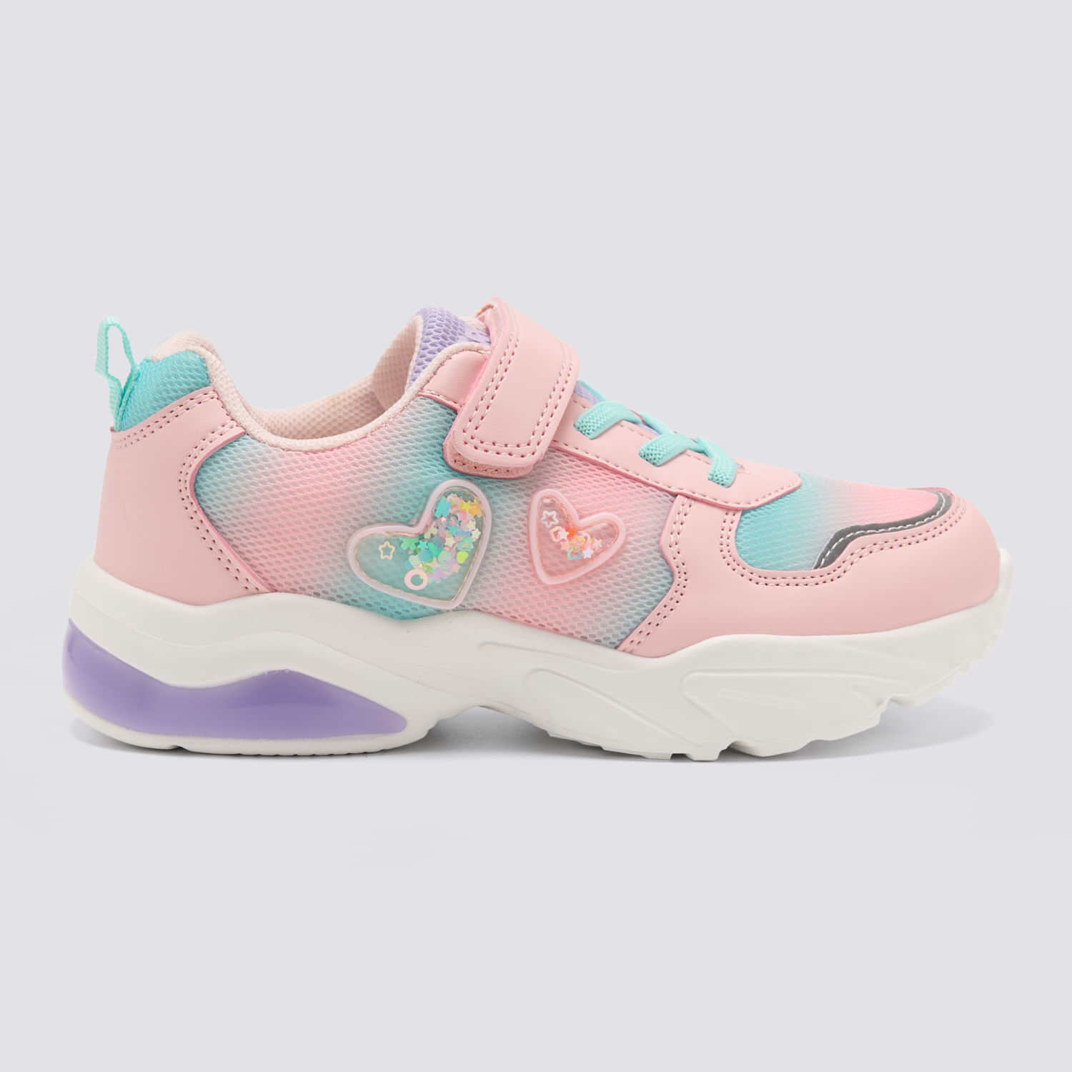 Zapatillas Urbanas Niña Corazon Rosado Circus 34