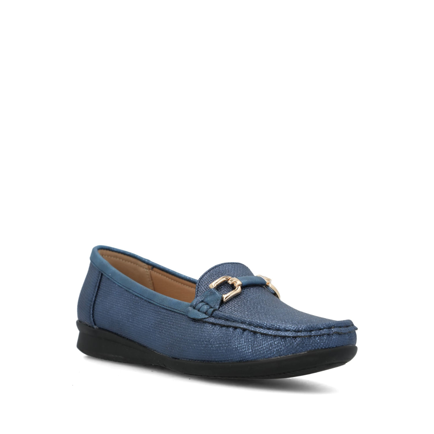 Mocasin Hush Puppies Mujer Milo Azul 35