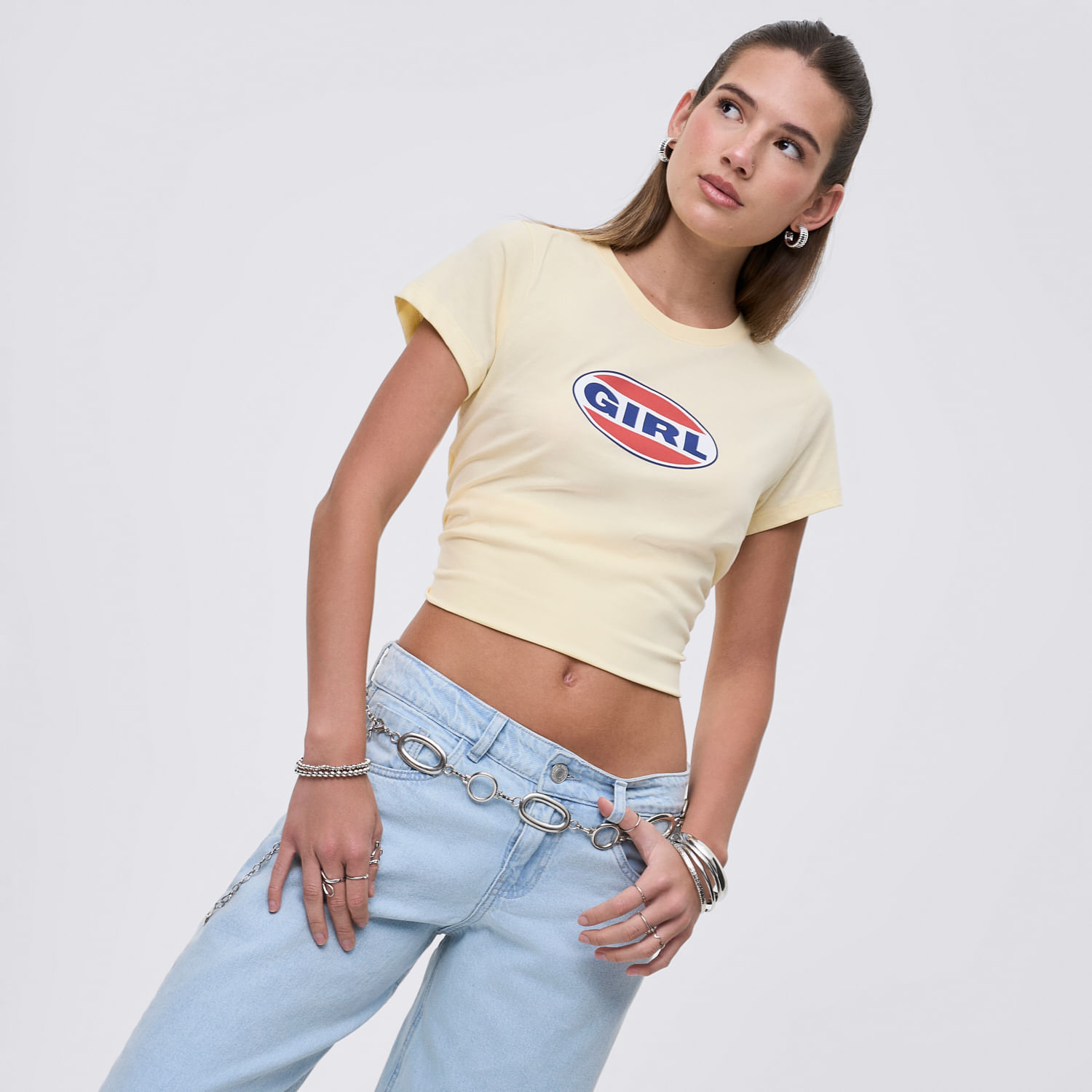 Polo Mujer Bas Reg Print I Hypnotic Manga Corta Amarillo Xl