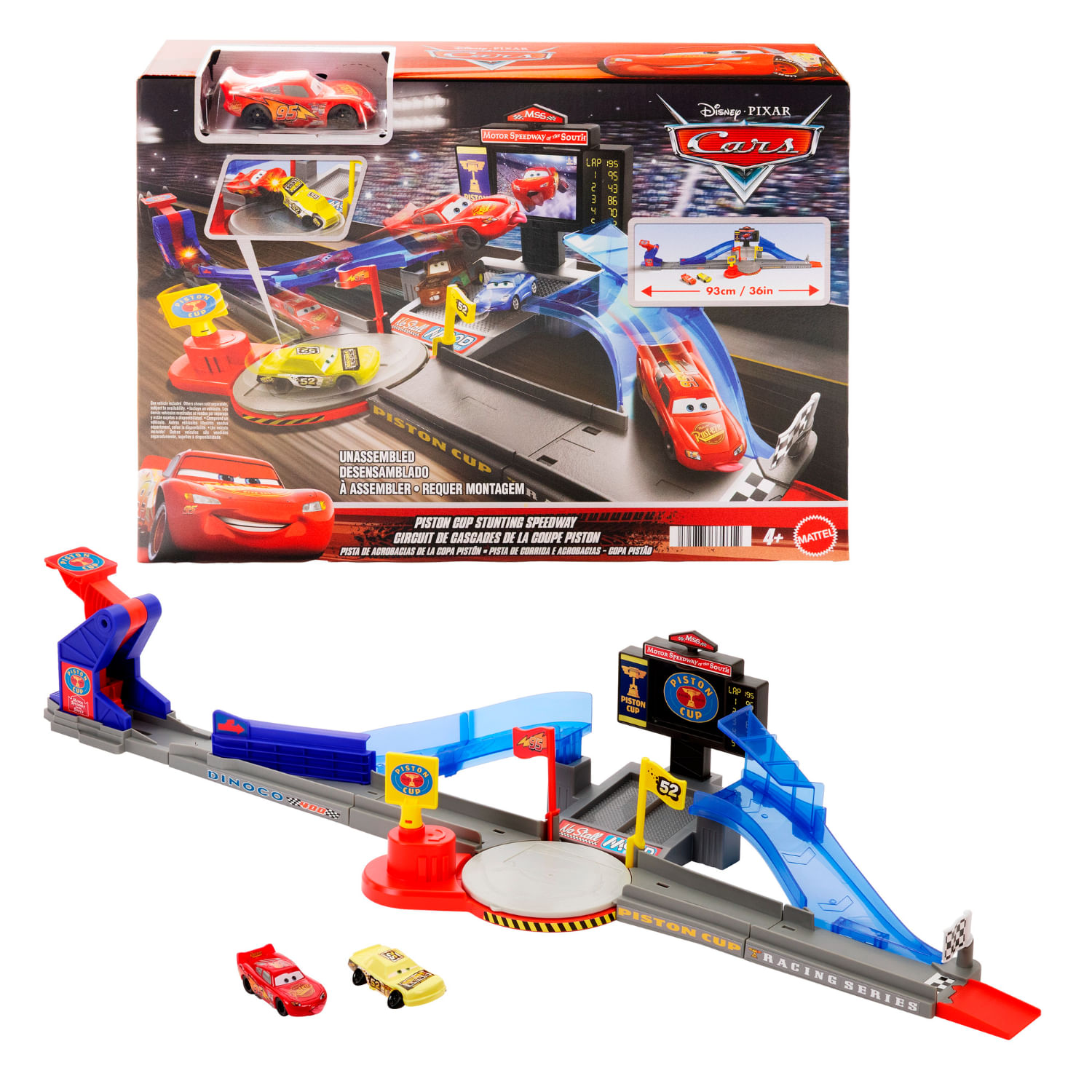 Set De Pista Acrobacias De La Copa Pistón Disney Pixar Cars Mattel
