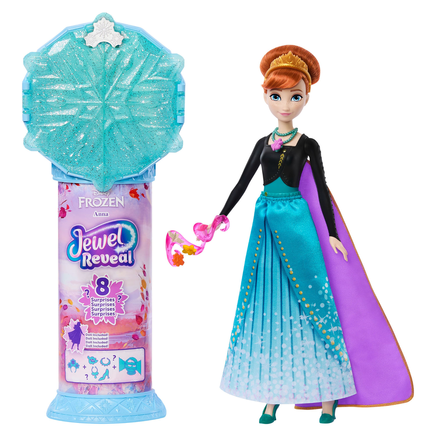 Muñeca Sorpresa Color Reveal Anna Disney Princesas Frozen