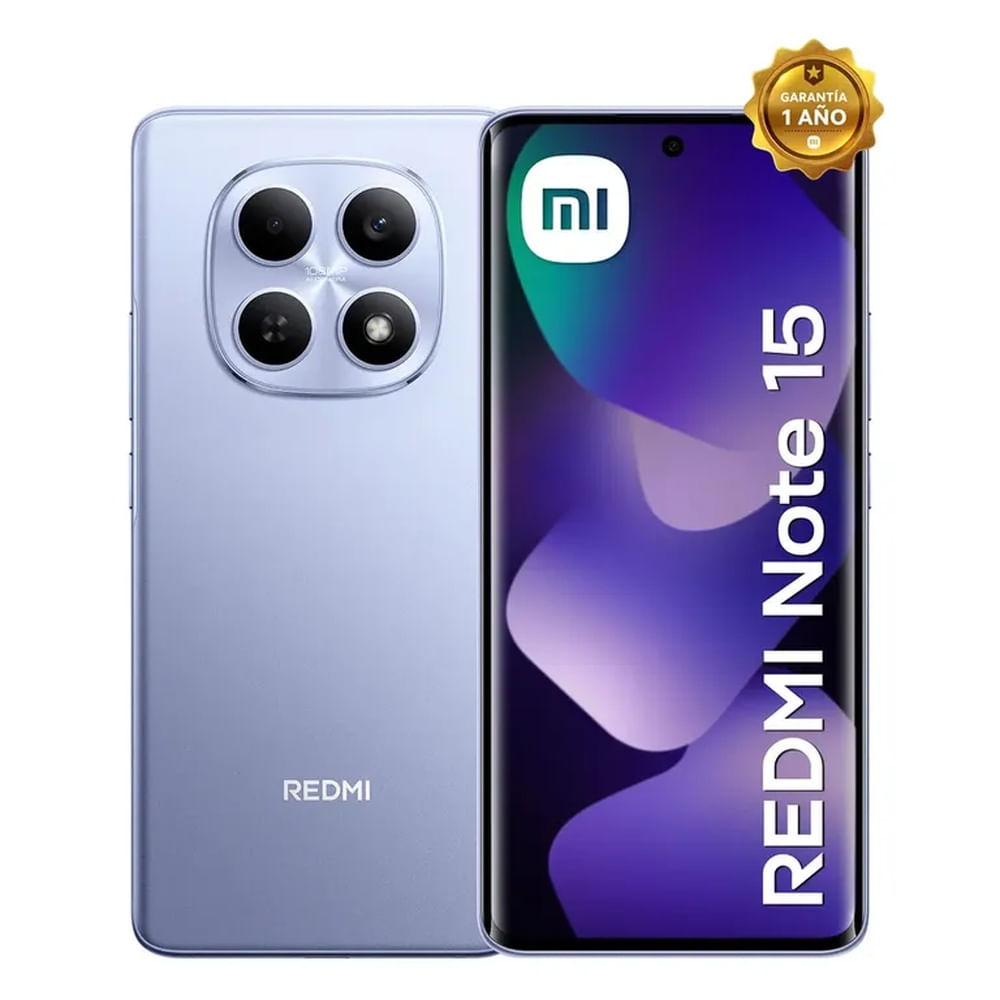 Redmi Note 15 4G, 6GB RAM - 128GB, Color Púrpura