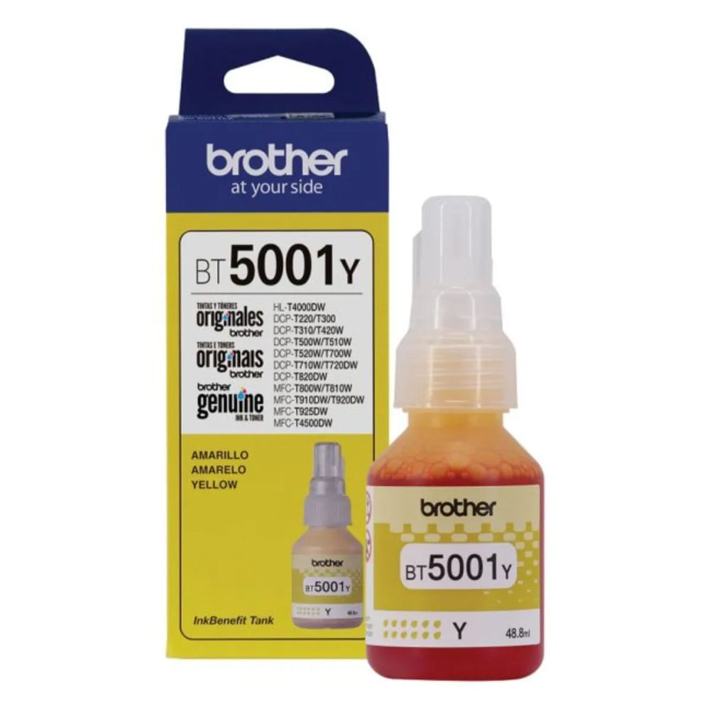 Tinta Brother BT5001 Amarillo