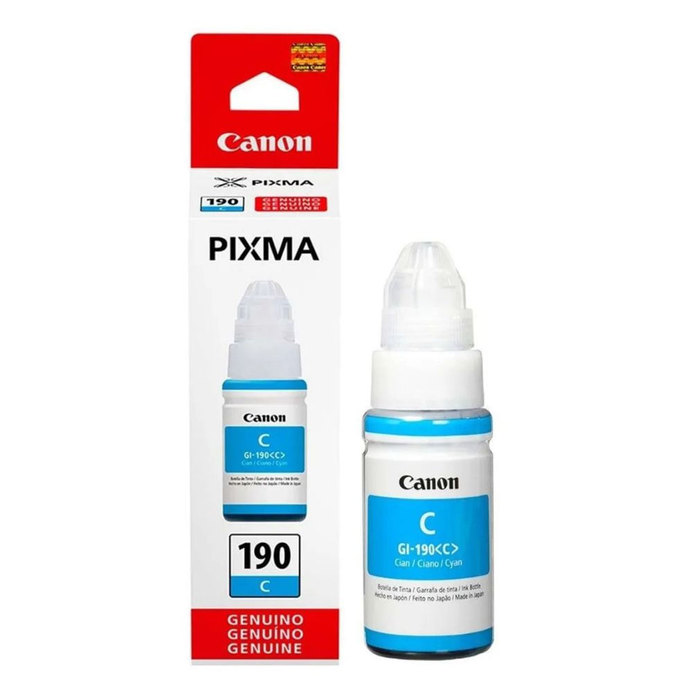 Tinta  Canon GI-190 Cian
