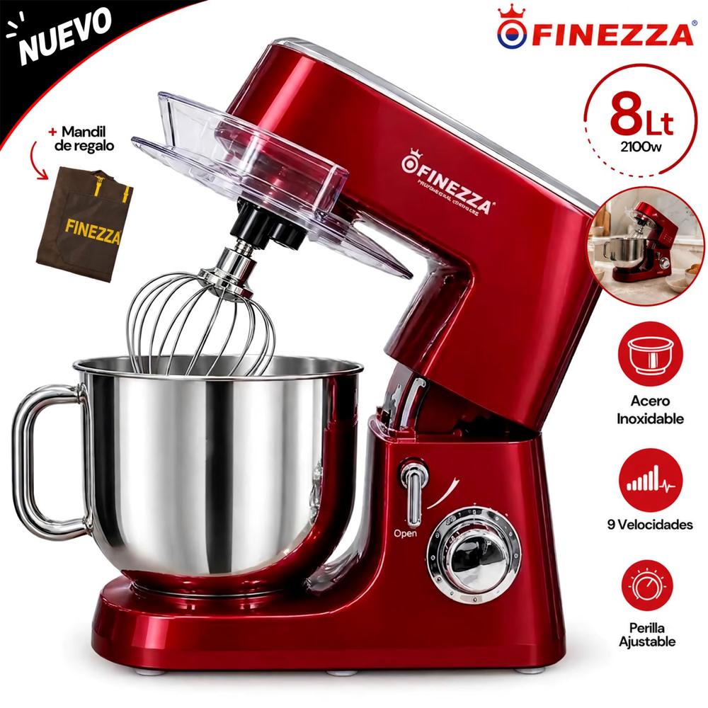 Batidora Eléctrica Finezza 2100W 8.0L FZ-6826B