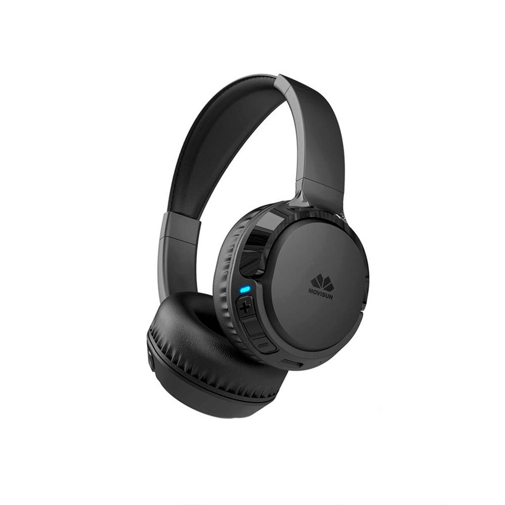 Audífonos Bluetooth Tipo Vincha Movisun Urban Rock - 40 Horas - NEGRO