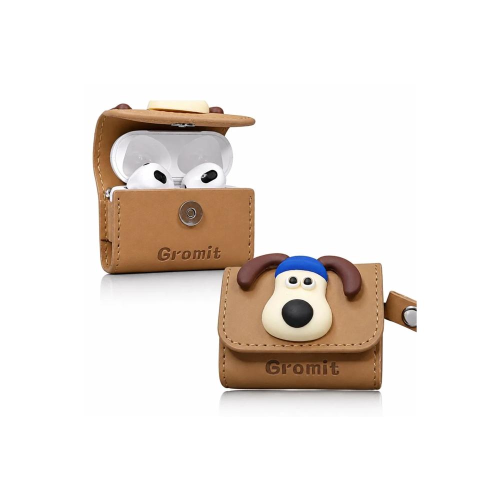 Audífonos Bluetooth Inalámbricos con Estuche Perrito Brown